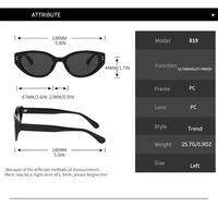 Gafas de Sol de Moda Retro para Mujer, Montura Pequeña y Estrecha, Estilo Ojo de Gato, Marca Privada, Logotipo Personalizado, Gafas de Sol de Lujo de Alta Gama, Venta al Por Mayor