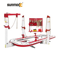 Machine de réparation de châssis de voiture Sunmo, système de réparation de collision certifié CE/ISO-9001, capacité de levage de 3500 kg, table de travail de 5600 mm