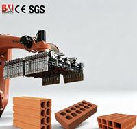 Solución Robótica Automática Capaz de Manejar Bloques Pesados, Robot Manipulador de Paletización y Carga de Carros de Horno para Plantas de Ladrillos