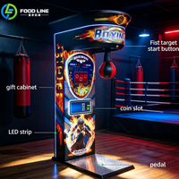 Matériel de jeu à haute résistance aux chocs pour une utilisation continue et application dans les lieux de divertissement commerciaux, machine de boxe