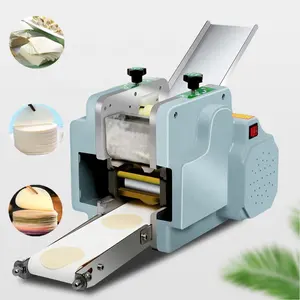 Máquina comercial automática para hacer dumplings y dumplings, máquina para hacer envoltura de piel y masa Gyoza Wonton
