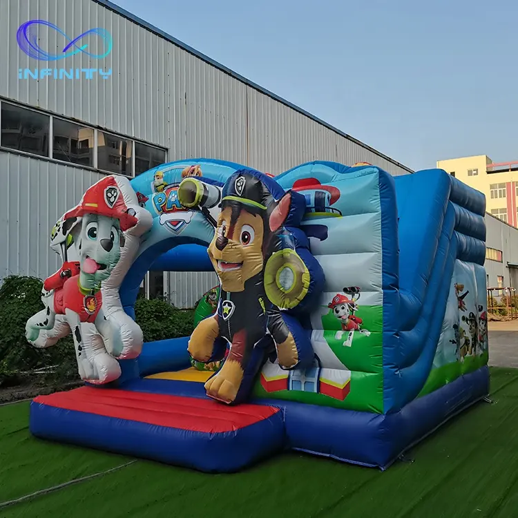 New design inflatables castle bouncy jumping bouncer cartoon kids inflatable combo bouncer with slide