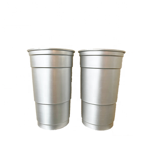 Copos de tinta de aço inoxidável de alumínio, reciclável, personalizado, cerveja, metal, caneca com logotipo personalizado - Product Image 5