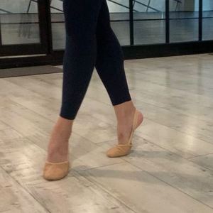 Zapatillas de Ballet de Media Suela Suaves para Danza Jazz y Gimnasia, con Forro de Algodón y Lona Elástica para Mujer, Tallas de EE. UU. en Stock - Product Image 6