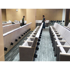 Grosir kursi mono lipat Modern untuk Universitas sekolah ruang konferensi lorong tempat duduk kayu furnitur kantor - Product Image 5
