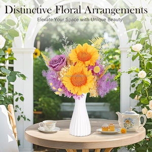 Arrangement floral violet, idées <span class=keywords><strong>de</strong></span> cadeaux <span class=keywords><strong>de</strong></span> remise <span class=keywords><strong>de</strong></span> diplôme, <span class=keywords><strong>bouquet</strong></span> <span class=keywords><strong>de</strong></span> roses éternelles et <span class=keywords><strong>de</strong></span> tournesols préservés pour la vente <span class=keywords><strong>en</strong></span> <span class=keywords><strong>ligne</strong></span> et au détail - Product Image 2