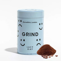 Boîte de rangement ronde en métal de grain de café 250g personnalisée en gros pour thé épices Matcha protéines noix