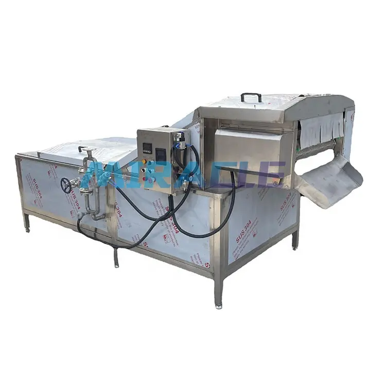 Machine professionnelle de blanchiment de pommes de terre Machine de blanchiment et d'ébullition de vapeur de stérilisation des aliments pour l'usine de transformation des aliments