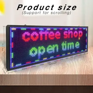 HD Outdoor Full Colour LED Display Computer Mobile Phone Wifi Custom Text Pattern LED Display Billboards