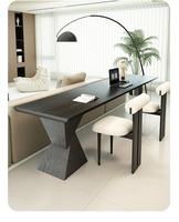 Bureau d'ordinateur moderne et minimaliste en bois, design italien, pour le bureau et l'étude, nouvelle collection