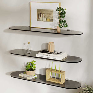 رف حائط أكريليك ملون مخصص منظم عناصر زخرفية رائع نيون لوسيت مثبت جداري للمنزل قوي - Product Image 4