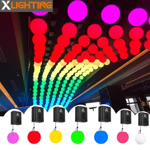 Bola LED RGB 3D con Motor para Bodas Escenario DJ Disco Club Eventos 100W Luces de Proyección Night Club Soluciones de Iluminación