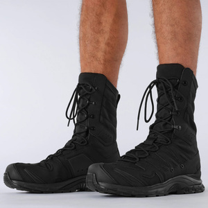 Botas DF EDS 0112 Asiaon Personalizadas Negras de Caña Alta en Gamuza Vacuna, Tallas 39-46 - Product Image 1