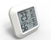 Termometer Higrometer Digital Mini LCD untuk Dalam Ruangan, Bertenaga Baterai