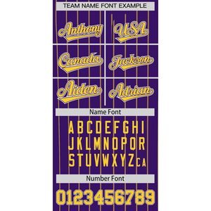 Custom Pinstripe <b>Baseball</b> Jersey Unisex Adult Personalized Name Number Button Down Breathable Sublimated Teamname - Product Image 6