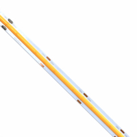 Bande lumineuse LED flexible COB haute densité à lumière uniforme, dimmable, DC12/24V, CRI 90+, 14W/m, 16,4FT, largeur 10mm, 528 LED/m