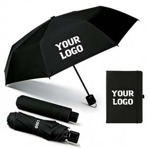 Paraguas Plegable para Sol y Lluvia al por Mayor con Logotipo Personalizado, Regalo Promocional Empresarial, para Viajes al Aire Libre, para Parejas, Adultos - Product Image 1