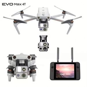 โดรน EVO MAX 4T V2 กล้องถ่ายภาพความร้อนอินฟราเรด มองเห็นในเวลากลางคืน ความละเอียด 8K ซูมออปติคอล 10 เท่า ระบบเรดาร์คลื่นมิลลิเมตรแบบปรับความถี่ได้ - Product Image 1
