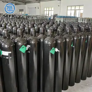 Iso9809-1 50l 300bar 229mm Tped Empty Oxygen Gas Cylinder Co2/Argon/Helium/Nitrogen Tank