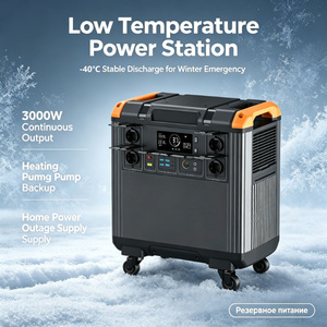 Station d'alimentation portable LiFePO4 3000W - Décharge à basse température (-40°C) - Alimentation de secours d'urgence pour coupures de courant domestiques et pompes à chaleur - Product Image 3