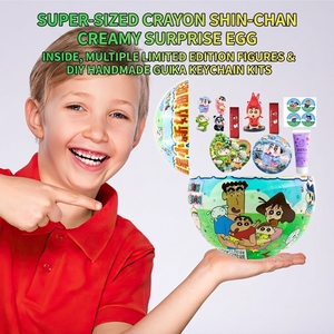 Lot de 41 œufs surprises Gashapon Crayon Shin-chan de 10 cm, jouets Guka DIY en gros pour distributeur automatique d'arcade - Product Image 4