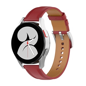 Correa de Reloj de Cuero Genuino para Hombre y Mujer, Correa de Reloj de Cuero de Alta Calidad de 20 mm para <span class=keywords><strong>Amazfit</strong></span> <span class=keywords><strong>GTS</strong></span> y Garmin Forerunner - Product Image 4