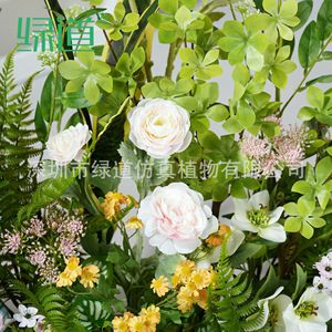 Plantes artificielles Greenway, base de fleurs, 30cm-100cm, décoration intérieure, style campagnard, aspect naturel - Product Image 4