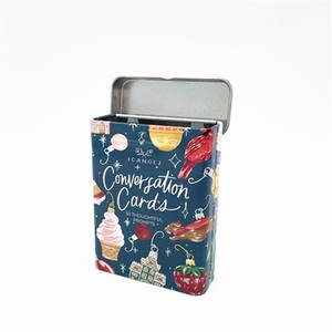 U NO Saboteur Cartes à jouer Conteneur Charnière de boîte en fer blanc Emballage - Product Image 3