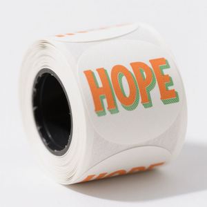 Popular Custom Brand <b>Logo</b> Personalized Vinyl Sealing <b>Sticker</b> 100Pcs Pack Roll Round <b>Stickers</b> - Product Image 6