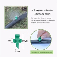 Buse de pulvérisation d'irrigation agricole à réfraction à 90, 180 et 360 degrés pour jardin