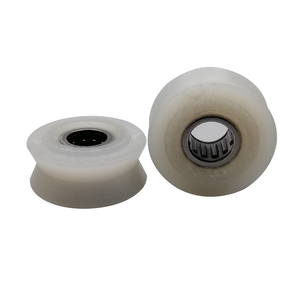 Nhựa Nylon Ròng Rọc Bánh Xe Khung Cao Su Con Lăn Với Chịu Lực Nặng Ball Bearing - Product Image 1