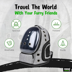 Wholesale Bubble Cat <b>Backpack</b> Space Pet <b>Carrier</b> with Transparent Window Ergonomic Design and Breathable Ventilation - Product Image 2