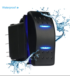 Interrupteur <span class=keywords><strong>à</strong></span> bascule étanche ON/OFF/ON DPDT 7 broches 12V 24V avec câbles de raccordement pour treuils, pompes, voitures, camions, caravanes, bateaux, VR, SUV, VTT - Product Image 2