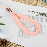 Laisse pour chien en nylon tressé, robuste, laisse de promenade pour animaux de compagnie, crochet pivotant, anti-emmêlement, durable pour chiens de petite, moyenne et grande taille
