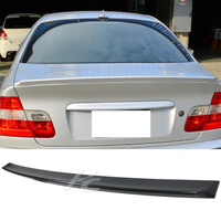 Spoilers de voiture Hancheng ABS plastique fibre de carbone arrière Ducktail Boot aileron d'aile de coffre pour BMW E46 3 Series M3 1998-2006