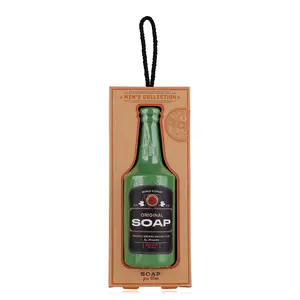 Collection pour hommes de marque Accentra avec cordon en forme de bouteille de bière Fabrication à la main de savons solides entièrement naturels Fabrication de savons