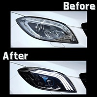 Feux avant LED DRL pour Mercedes ML-Class ML300 ML350 W164 X164 (2012-2015) avec clignotants, style Maybach, pour mise à niveau et modification