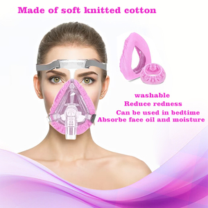 Mascherina CPAP rosa fodera per F20 maschera completa cuscino e copertura, perfetta e Comfort misura riutilizzabile 1pc - Product Image 5