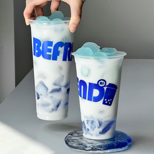 Fabbrica di stampa personalizzata 18oz 22oz usa e getta pp tazza di plastica caffè latte tè bevanda fredda tazza di plastica <span class=keywords><strong>per</strong></span> la personalizzazione - Product Image 3