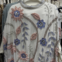 Robe Kaftan de Luxe Perlée à la Main de Haute Qualité, Vente Directe Usine, pour Femmes Musulmanes, Aïd, Mariage, Cérémonie, Abaya, Dubaï, Robe Longue Modeste