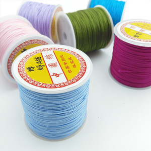 Boting A-line 1mm handmade <b>bracelet</b> braiding <b>rope</b> jewelry thread and ornament material Mid-Autumn Festival knot five-color <b>rope</b> - Product Image 3