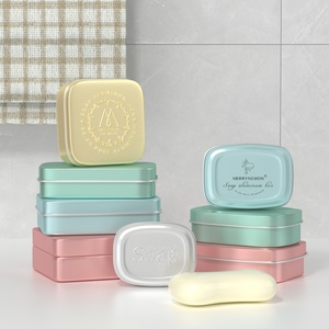 กล่องอะลูมิเนียมสี่เหลี่ยมแบบกำหนดเอง พิมพ์ลายนูน กล่องสบู่อะลูมิเนียม - Product Image 1