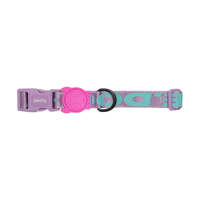 Collier Aura pour chien, motif violet et turquoise, réglable, pour petits animaux