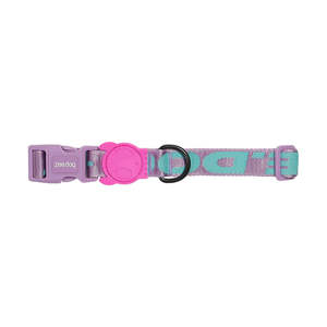 Aura <b>Collar</b> Purple Teal Pattern Adjustable <b>Dog</b> <b>Collar</b> for <b>Small</b> Pets - Product Image 3