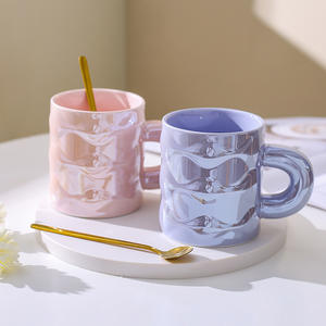 Mug en porcelaine blanche de luxe léger, haute résistance à la température, design <span class=keywords><strong>animal</strong></span> moderne, poignée, maison, bureau, <span class=keywords><strong>tasse</strong></span> pour meilleur ami - Product Image 3