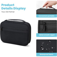 Oxford câble mallette de rangement électronique organisateur voyage Tech sac avec compartiments pour fils chargeurs USB accessoires batterie externe