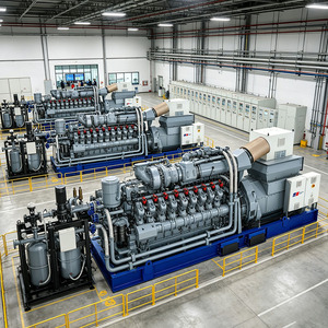Gasmotor 20V4000GS 60HZ 4000 Serie 2521kW Gasgenerator-Set Kraft-Wärme-Kopplung Trigeneration Flächenenergie EPA-Stromerzeugungsanlage - Product Image 1