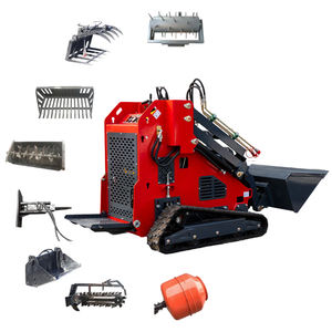 جرافة جرافة ذات منحدر انزلاقية عالية الجودة ، جرافة مسار ، آلات نقل الأرض EPA CE <span class=keywords><strong>Skid</strong></span> Mini مع مرفقات - Product Image 1