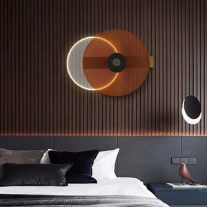 Panel dinding Premium terintegrasi serat bambu Modern dekorasi dinding latar belakang Hotel PVC desain grafis tahan air tahan api tersedia - Product Image 4