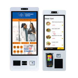 Petits kiosques 15.6 pouces auto-commande-kiosque Android/Wins <span class=keywords><strong>OS</strong></span> pour système de paiement de restaurant Machine de paiement avec imprimante thermique - Product Image 1